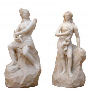 Female hunting figures